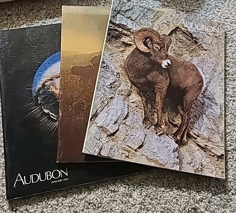 Audubon Magazine – Lot of 3 (Jan 1974, Sept & Nov 1973) – Beautiful Vintage...