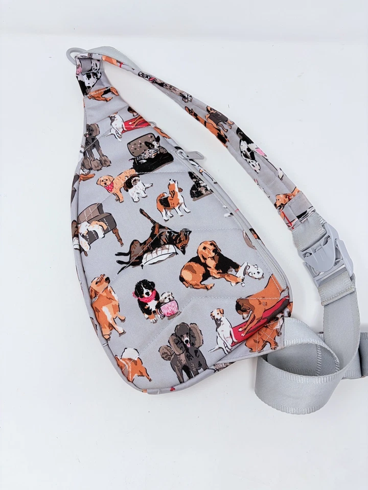 Vera Bradley Best In Show Dog Print Essential Sling Bag Backpack Reactive - Image 3 of 4
