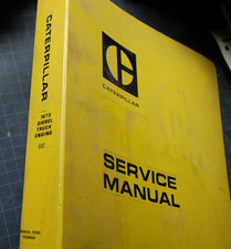 Cat 1673 Diesel Truck Engine Repair Shop Service Manual Operator 69d Series Book