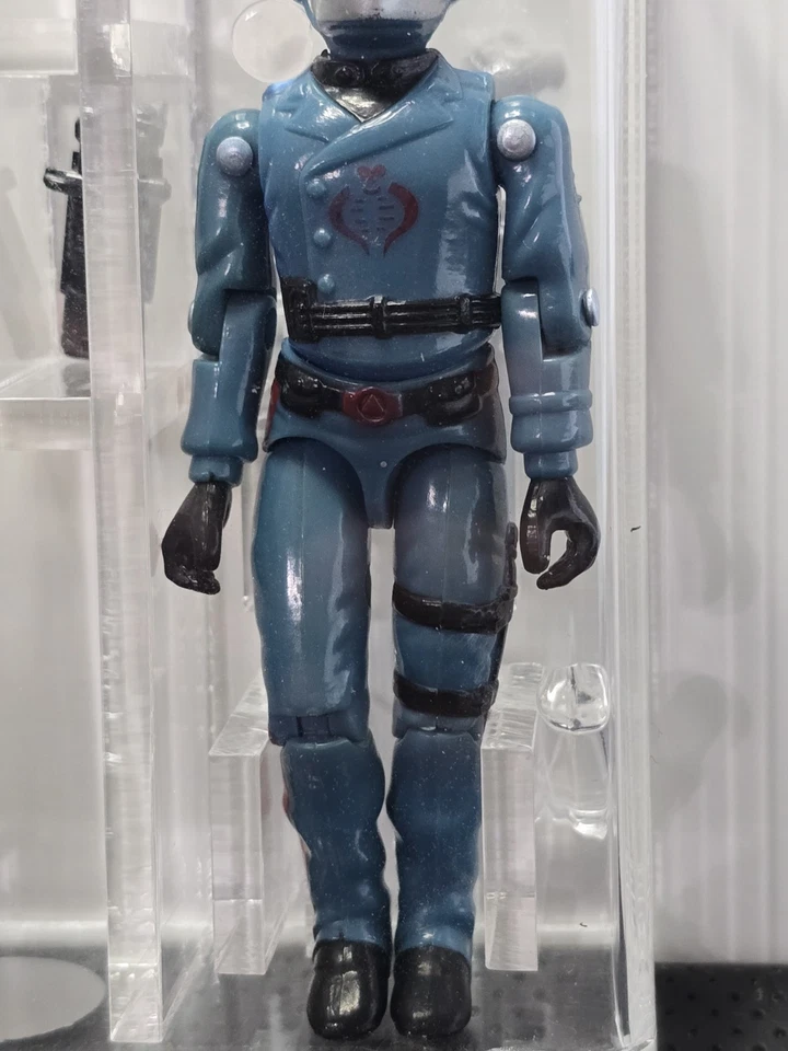 Vintage 1982 GI JOE * COBRA COMMANDER * MICKEY LOGO - AFA 85 * STRAIGHT ARM - Image 3 of 4