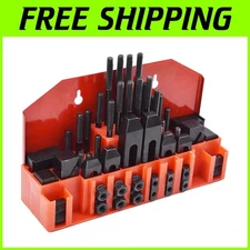 58-Pc Pro-Series T-Slot 3/8"-16 Clamping Kit for Bridgeport Mill Mastery