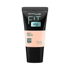 Maybelline New York Liquid Foundation, Matte & Poreless 18ml