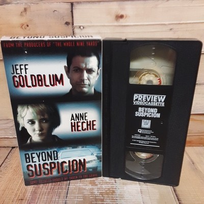 Beyond Suspicion Screener VHS Used Thriller Drama Jeff Goldblum Anne Heche