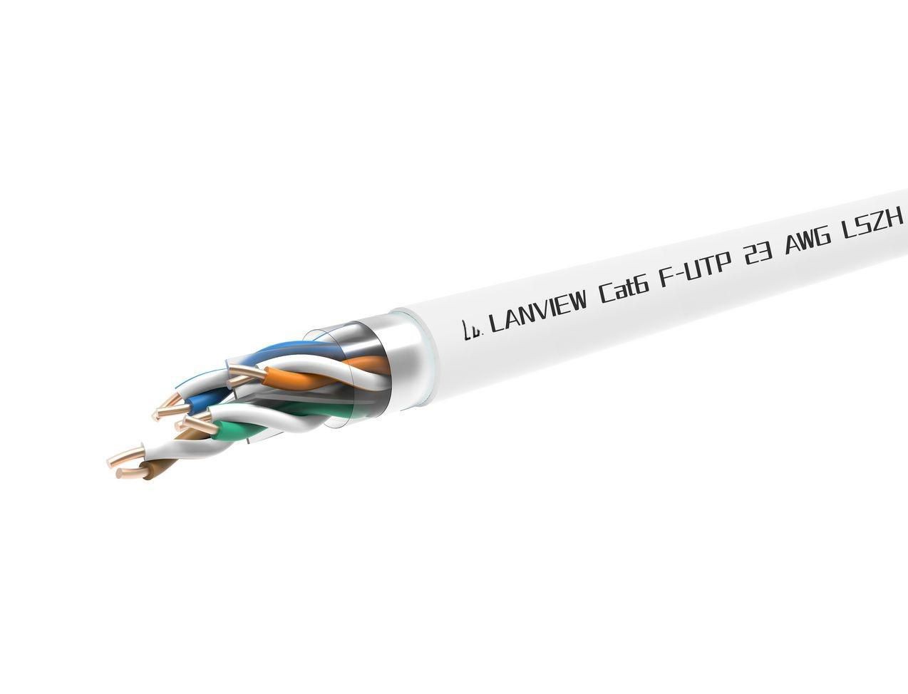 Lanview LVN122113 Cat6 F-UTP Network Cable
