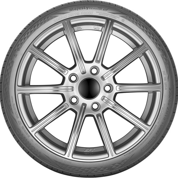 (QTY 2) 235/40R19 Kumho Solus TA91 96W XL Black Wall Tires ...