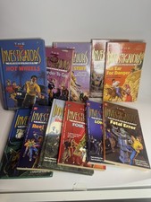 COMPLETE SET THE THREE INVESTIGATORS CRIMEBUSTERS Some HB Mostly 1ST ED Read Des