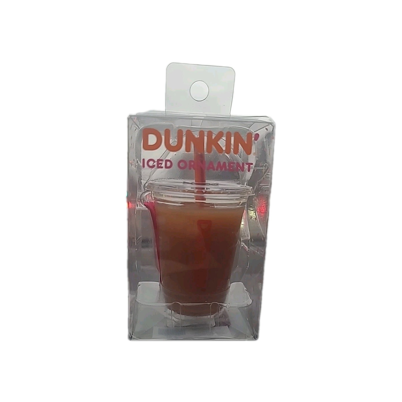 DUNKIN 2025 LIMITED-EDITION ICE COFFEE HOLIDAY ORNAMENT NEW IN PACKAGE Rare