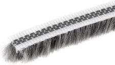 METALLIXITY Brush Seal Weather Stripping 9/32x5/16x16.4ft, Black 