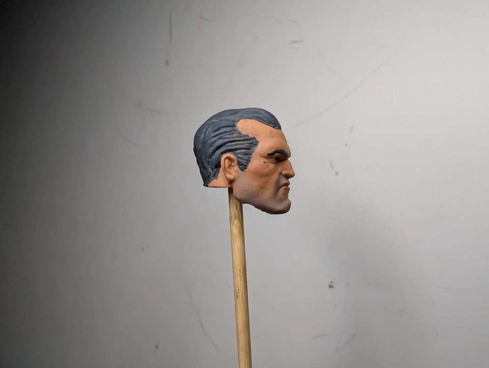 1:12 Pintado Personalizado Frank Castle, El Castigador Pintado Cabeza Escultura Foto 3 de 4