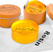 2Pack Violin Rosin, Natural Light Low Dust Rosin for Violin Viola and Cello Bows