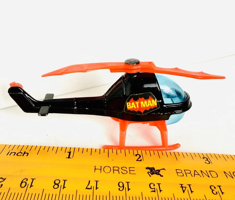 70s Corgi Juniors Batcopter 1976 Batman Die Cast Helicopter Made in Gt. Britain - Image 2 of 4