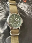 Seiko 7T92-0BB0 Military style vintage Quartz Chronograph, 2003, good condition