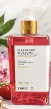 TRULY Strawberry Blossoms Renewing Body Wash,16 fl oz - Peony, Vanilla - New