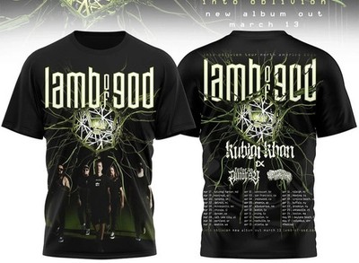 Lamb Of God Into Oblivion 2026 Tour Concert Tour Dates AOP T-Shirt