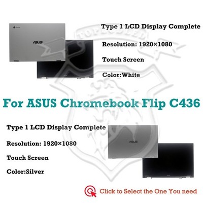 Für ASUS Chromebook Flip C436FA-GE388T-S FHD LCD Touchscreen Baugruppe komplett