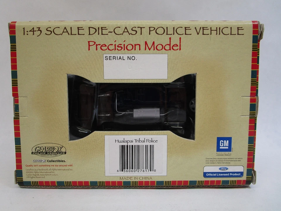 Gearbox Ford Expedition Diecast 1:43 Scale Hualapai Tribal Police - Image 4 of 4
