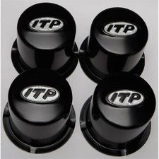 ITP Steel 4/110 Black Cap - 4/Pack SM130BBX