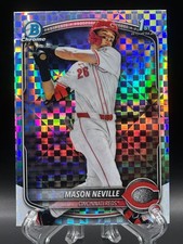 Mason Neville 2025 Bowman Draft Chrome 1st X-Fractor #BDC-109 Reds