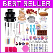 Ultimate Cake Decorating Tools 567 PCS in Stainless Steel