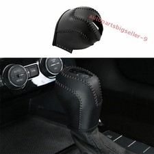 Para VW Jetta MK7 2019-24 Cuero Negro Consola Central Caja de Cambios Funda Borde 1 pieza