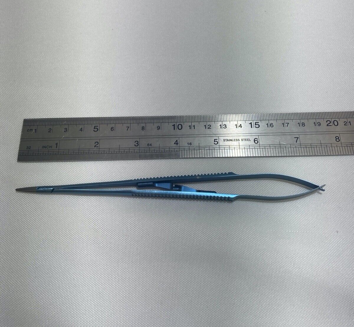 Scanlan 3003-225 Titanium Jacobson Micro Needle Holder Flat Scanlan 3003-225 Titanium Jacobson Micro Needle Holder Flat