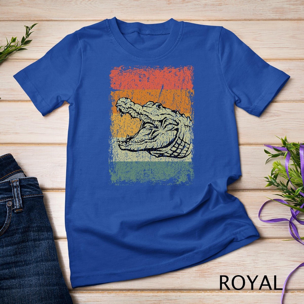 Retro Alligator Gift Vintage Crocodile Unisex T-shirt | eBay