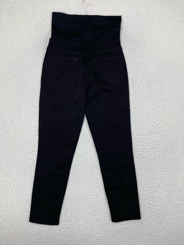 Signature By Levi Strauss Pants Women Medium Black Casual Maternity Ankle Skinny - Image 2 of 4