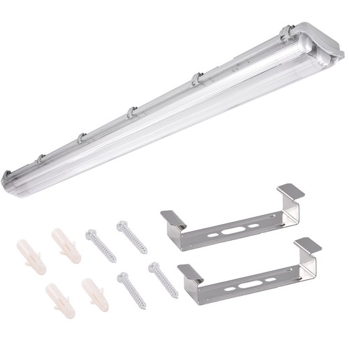 Lampada LED per ambienti umidi lampada per vasca cantina officina IP65 incl. tubi lampada - Foto 27 di 66