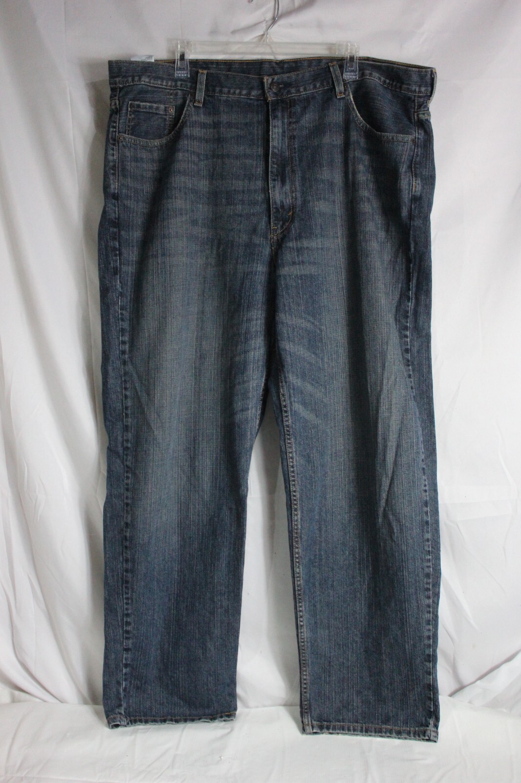Levi’s Men’s 550 Relaxed Straight 44x32 Blue Jeans Dark Wash Baggy Loose thumbnail 10