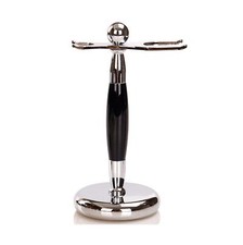 Deluxe Stainless Steel Shaving Brush Stand Holder for Razor Brush Weighted ...