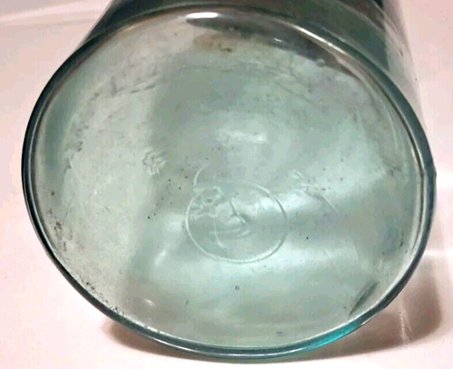 VTG Quart Ball Mason Jar with Porcelain Lined Zinc Lid - Picture 4 of 4