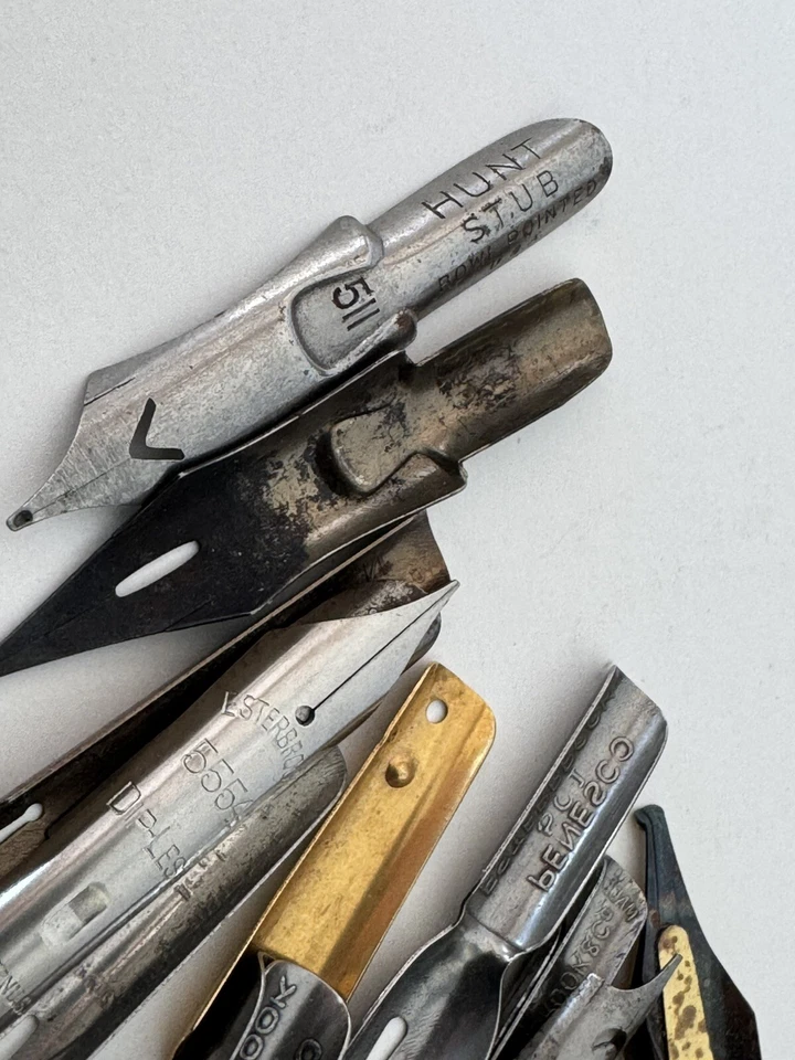 Lote vintage de plumillas para bolígrafo Dip Foto 3 de 4