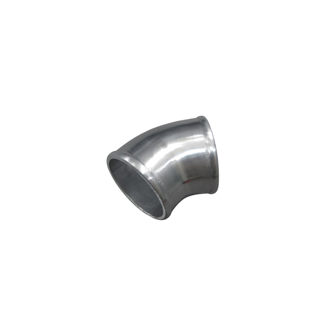 3" O.D. Cast Polished Aluminum Elbow 45 Degree Pipe For Turbo Elbow