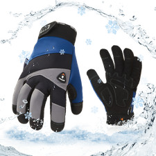 Vgo 2 Pairs  -20/-4&deg;F COLDPROOF, Winter Work Gloves, Oil Resistant (SL7721FW)