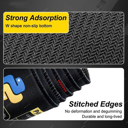 Python Programing Mouse Pad Large Shortcuts Cheat Sheets Keyboard Mousepad Sale - Afbeelding 10 van 17