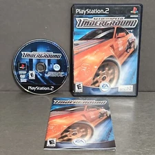 Need for Speed Underground (Playstation 2 PS2) Complete Refurbished Very Good