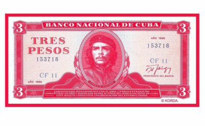 CHE GUEVARA TRES PESOS PATCH AUFNÄHER PATCH 14,5cm x 8cm