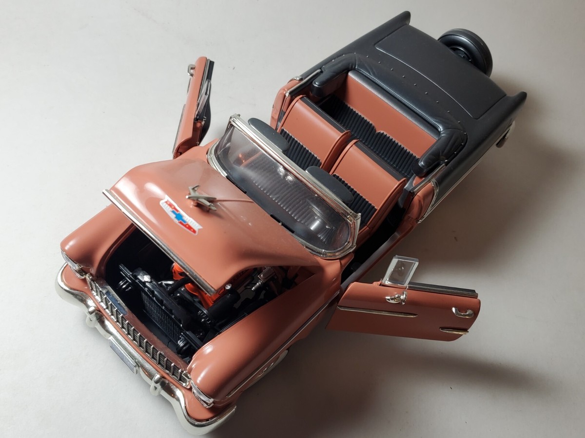 AW American Muscle 1955 Chevy Bel Air Convertible 1:18 Scale