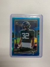 2020 Donruss Optic Ashtyn Davis Aqua Prizm Rookie Card #045/299 Jets RC