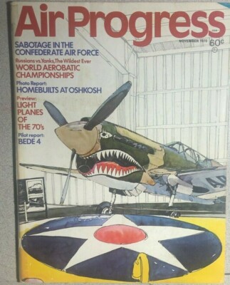 AIR PROGRESS Aviation Magazine November 1970   FREE US SHIPPING!