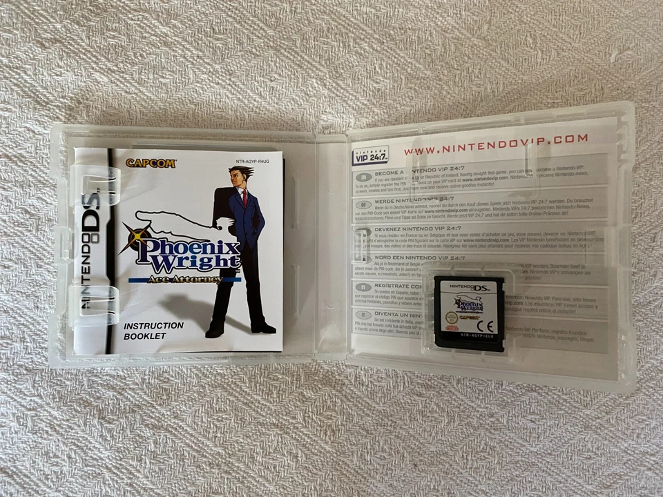 Phoenix Wright Ace Attorney Nintendo DS - UK PAL Immaculate CIB with VIP Card - Image 4 of 4