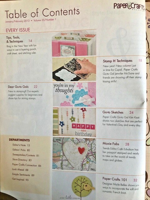 Paper Crafts Magazine Over 100 Projects Die Cuts Tags Mats Shapes ...