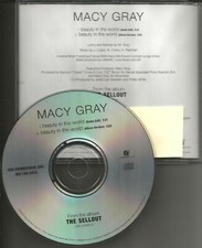 MACY GRAY Beauty in the world 2TRX w/ RARE RADIO EDIT PROMO DJ CD single 2010