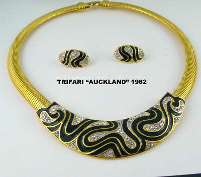 TRIFARI STATEMENT DEMI PARURE ''AUCKLAND'' , USA 1962