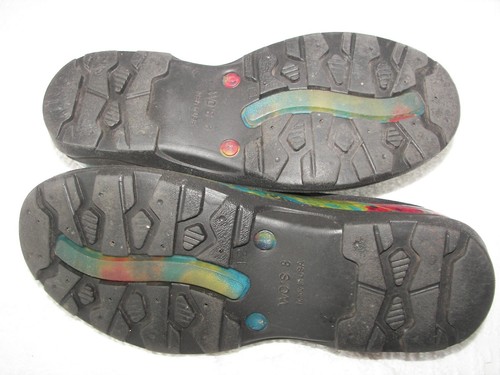 Sloggers Womens Clogs Shoes Multicolor Slip On Low Heel Waterproof Floral 8 - Picture 8 of 9