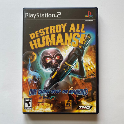 Destroy All Humans! (Sony PlayStation 2, 2005) PS2 game instructions missing