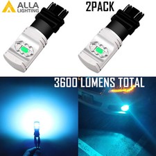Alla Lighting Led 3157 Turn Signal Blinker Drl Parking Ice Light Blue Tint Bulb