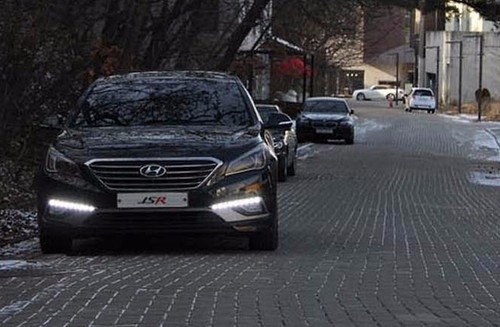 (Fits: HYUNDAI 2015-2017 LF Sonata) LED DRL Day Time Light Positioning Lamp Fog - Bild 7 von 8