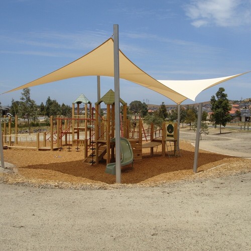 Tenda a vela QUADRATA ombreggiante telo sole ombra giardino PARASOLE 3 4 5 mt - Foto 33 di 106