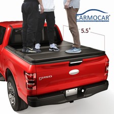 Hard Tri-fold 5.5ft Lock Hard 3-fold Tonneau Cover For 2022-2024 Toyotatundra